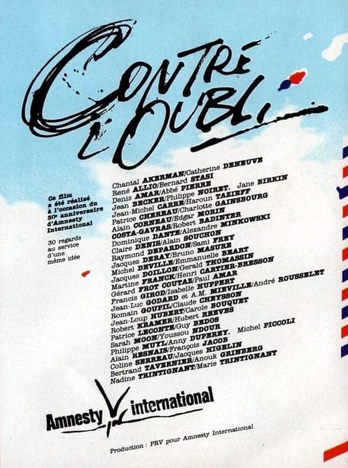 Póster de Contre l’oubli