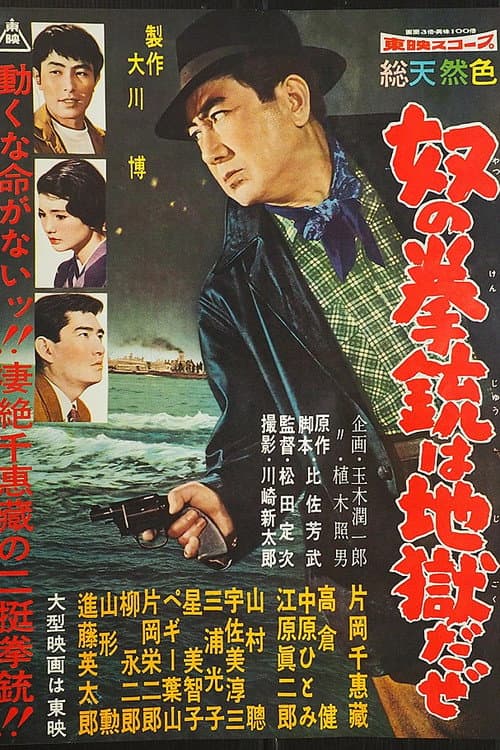Póster de 奴の拳銃は地獄だぜ