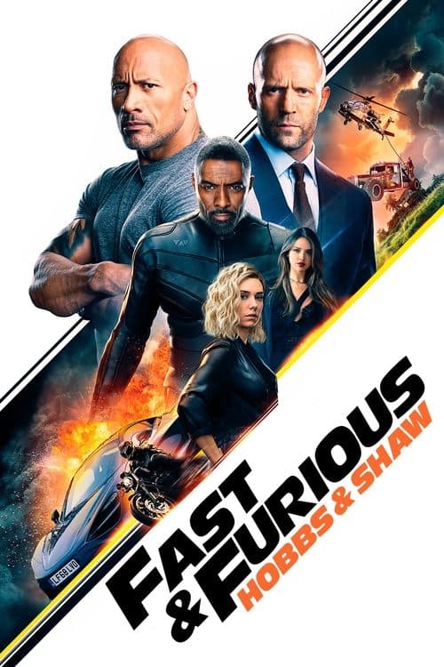 Póster de Fast and Furious. Hobbs y Shaw