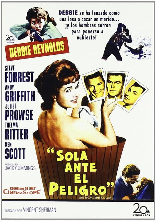 Póster de Sola ante el peligro