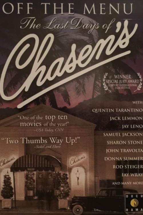 Póster de Off the Menu: The Last Days of Chasen's
