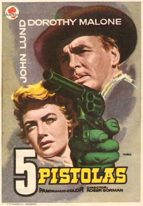 Póster de Cinco pistolas