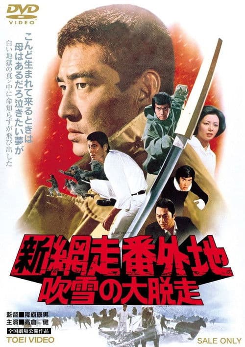 Póster de 新網走番外地　吹雪の大脱走