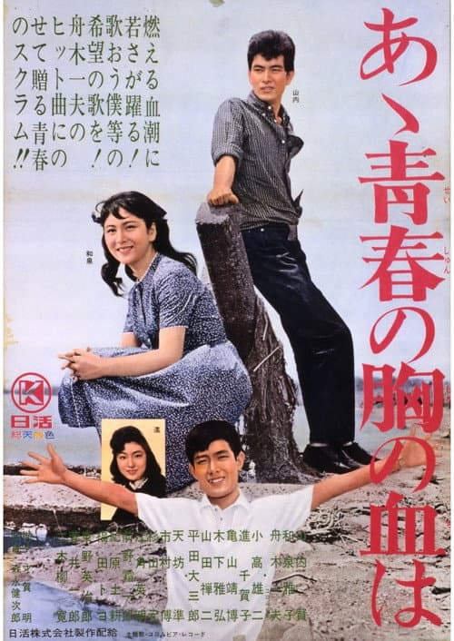 Póster de あヽ青春の胸の血は