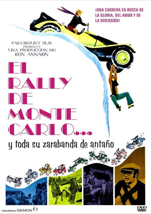 Póster de El rally de Montecarlo y toda su zarabanda de antaño