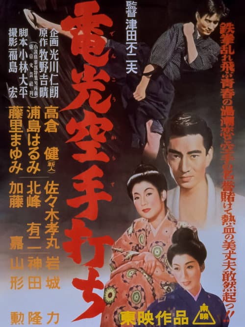 Póster de 電光空手打ち