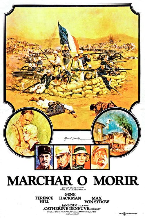 Póster de Marchar o morir