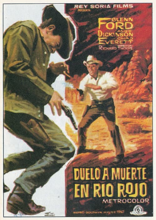 Póster de Duelo a muerte en Río Rojo