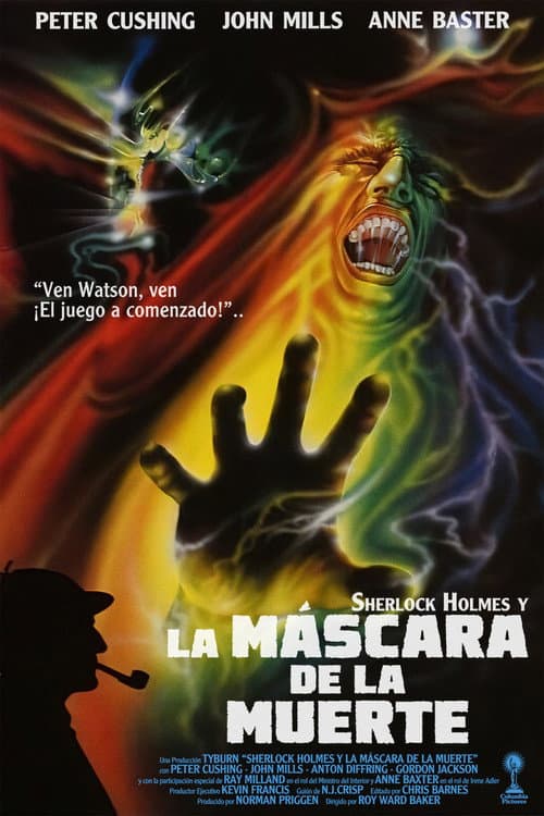 Póster de Sherlock Holmes y la máscara de la muerte
