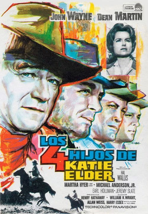 Póster de Los cuatro hijos de Katie Elder