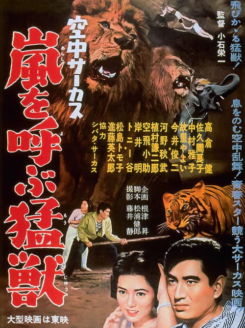 Póster de 空中サーカス　嵐を呼ぶ猛獣