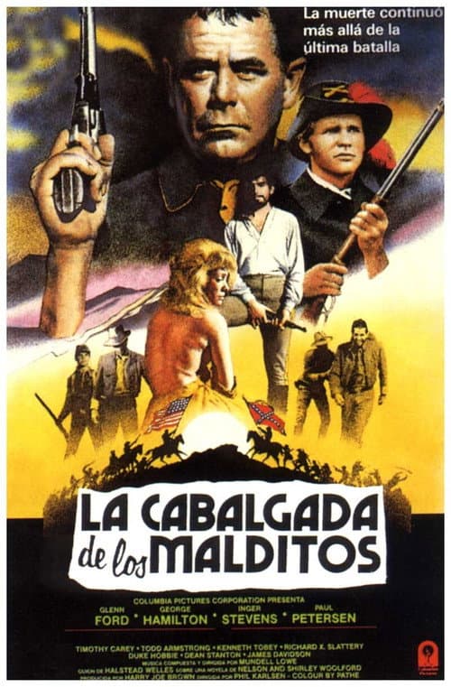 Póster de La cabalgada de los malditos