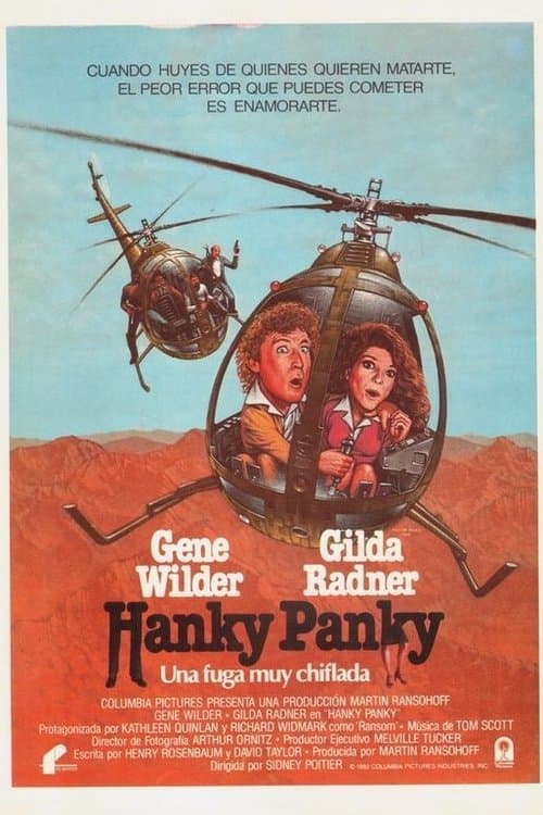 Póster de Hanky Panky: una fuga muy chiflada