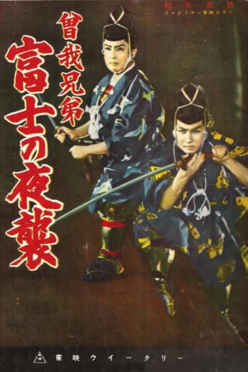 Póster de 曽我兄弟 富士の夜襲