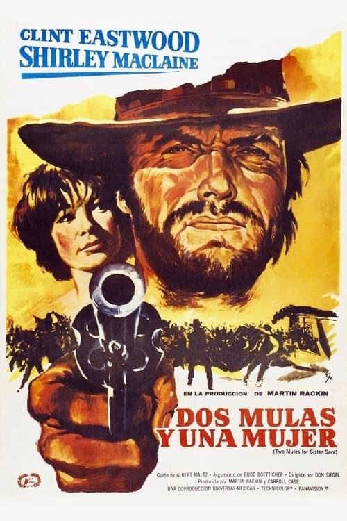 Póster de Dos mulas y una mujer
