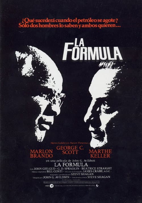 Póster de La Fórmula