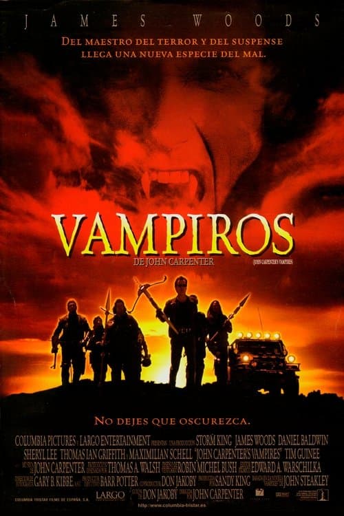 Póster de Vampiros de John Carpenter