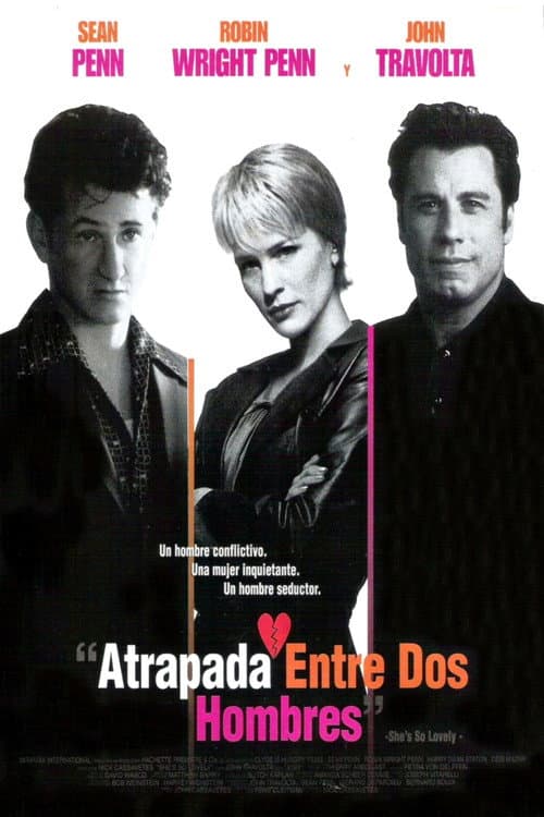 Póster de Atrapada entre dos hombres