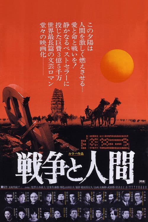 Póster de 戦争と人間 第一部「運命の序曲」